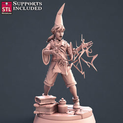 3D Printed STL Miniatures Apprentice Set  28mm - 32mm War Gaming D&D (Online Only)