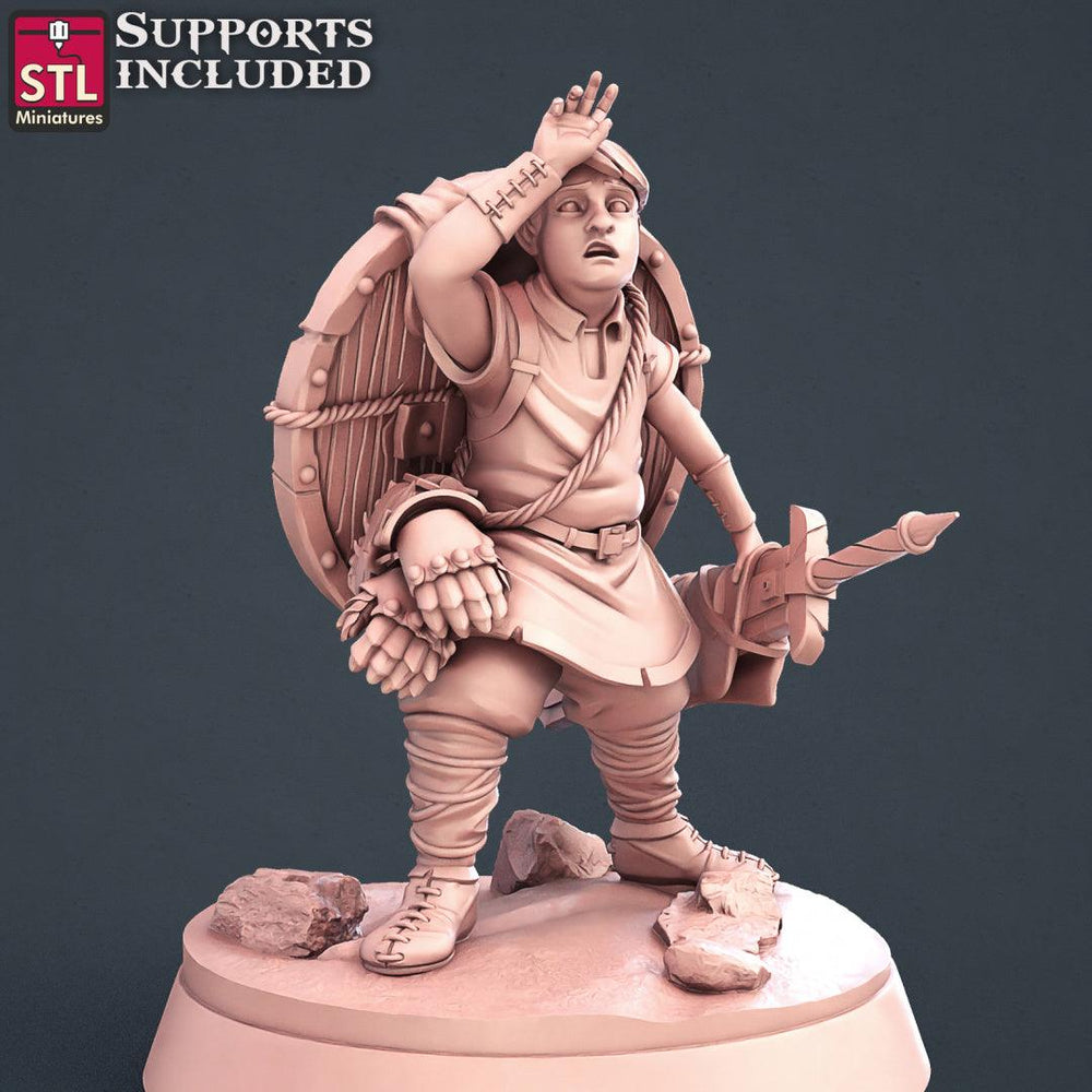 3D Printed STL Miniatures Apprentice Set  28mm - 32mm War Gaming D&D (Online Only)