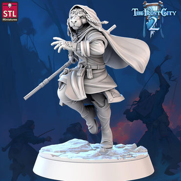 3D Printed STL Miniatures Apprentices The Frost City 2 28 - 32mm War Gaming D&D (Online Only)