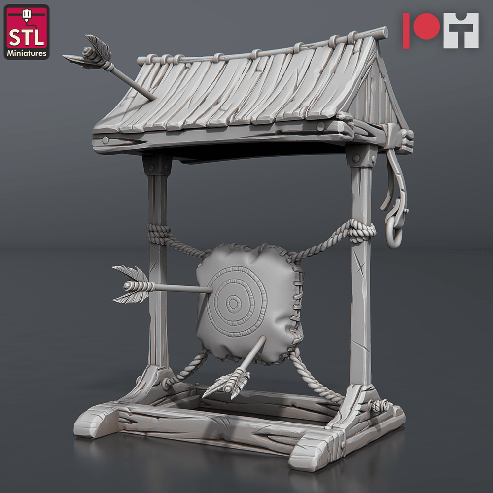 3D Printed STL Miniatures Arrows And Bow Maker Set 28 - 32mm War Gaming D&D (Online Only)