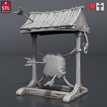 3D Printed STL Miniatures Arrows And Bow Maker Set 28 - 32mm War Gaming D&D (Online Only)