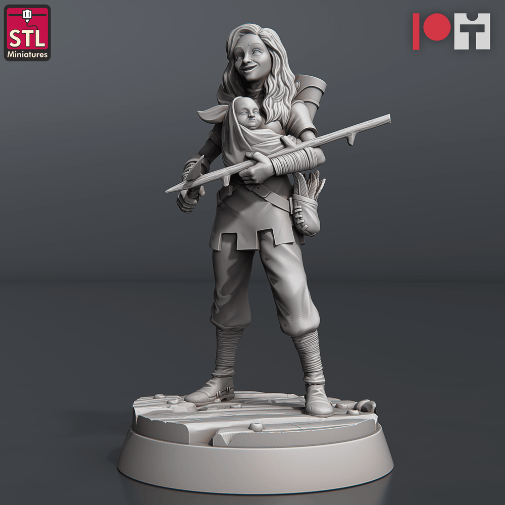 3D Printed STL Miniatures Arrows And Bow Maker Set 28 - 32mm War Gaming D&D (Online Only)