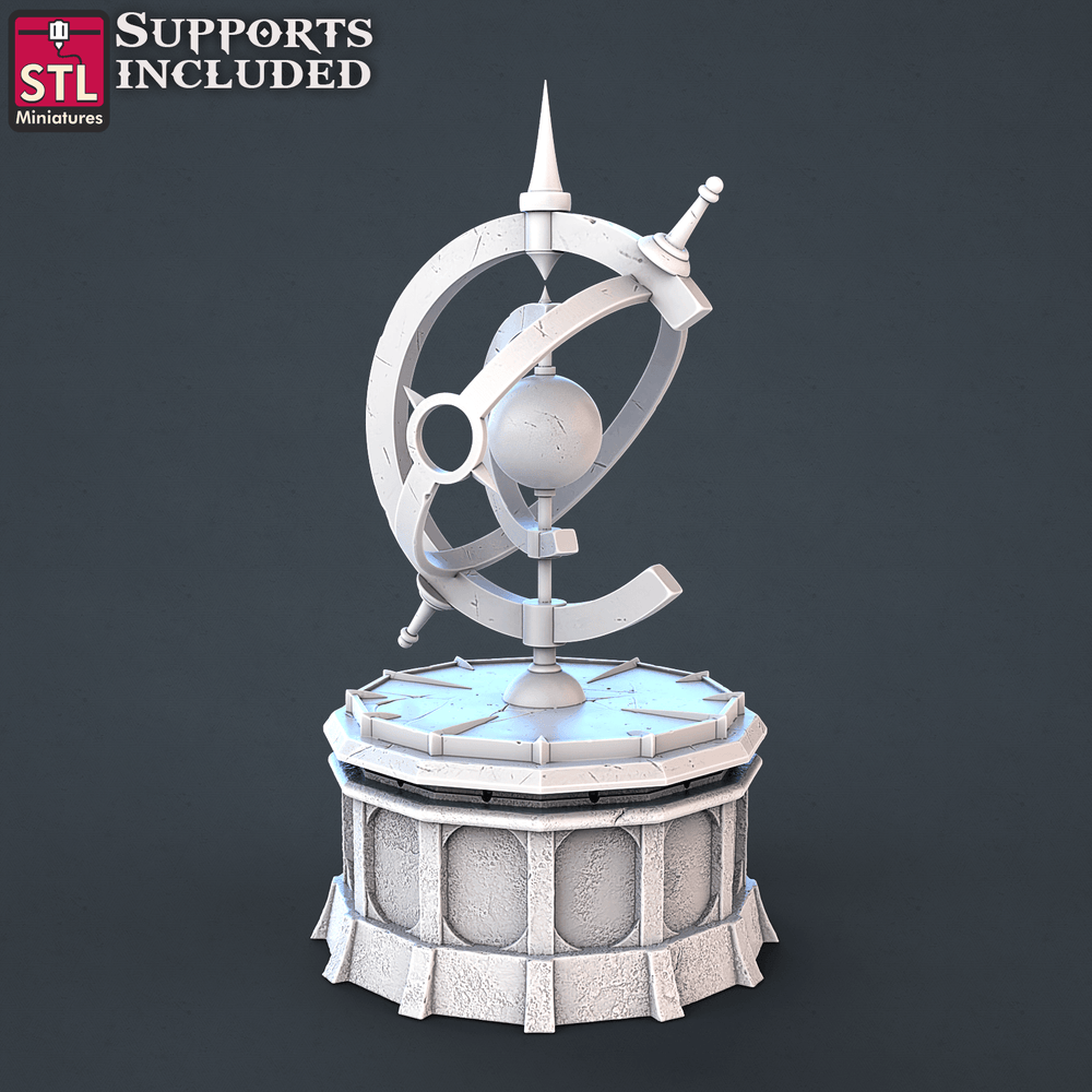 3D Printed STL Miniatures Astronomer Set 28mm - 32mm War Gaming D&D (Online Only)