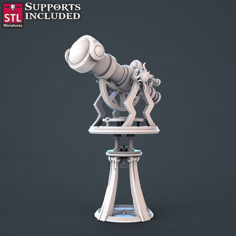 3D Printed STL Miniatures Astronomer Set 28mm - 32mm War Gaming D&D (Online Only)