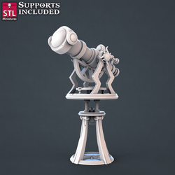 3D Printed STL Miniatures Astronomer Set 28mm - 32mm War Gaming D&D (Online Only)