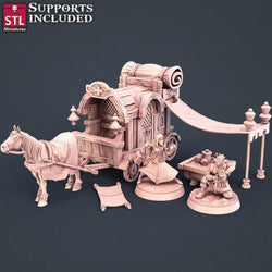 3D Printed STL Miniatures Battlefield Medic Set 28mm - 32mm War Gaming D&D (Online Only)