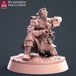 3D Printed STL Miniatures Battlefield Medic Set 28mm - 32mm War Gaming D&D (Online Only)