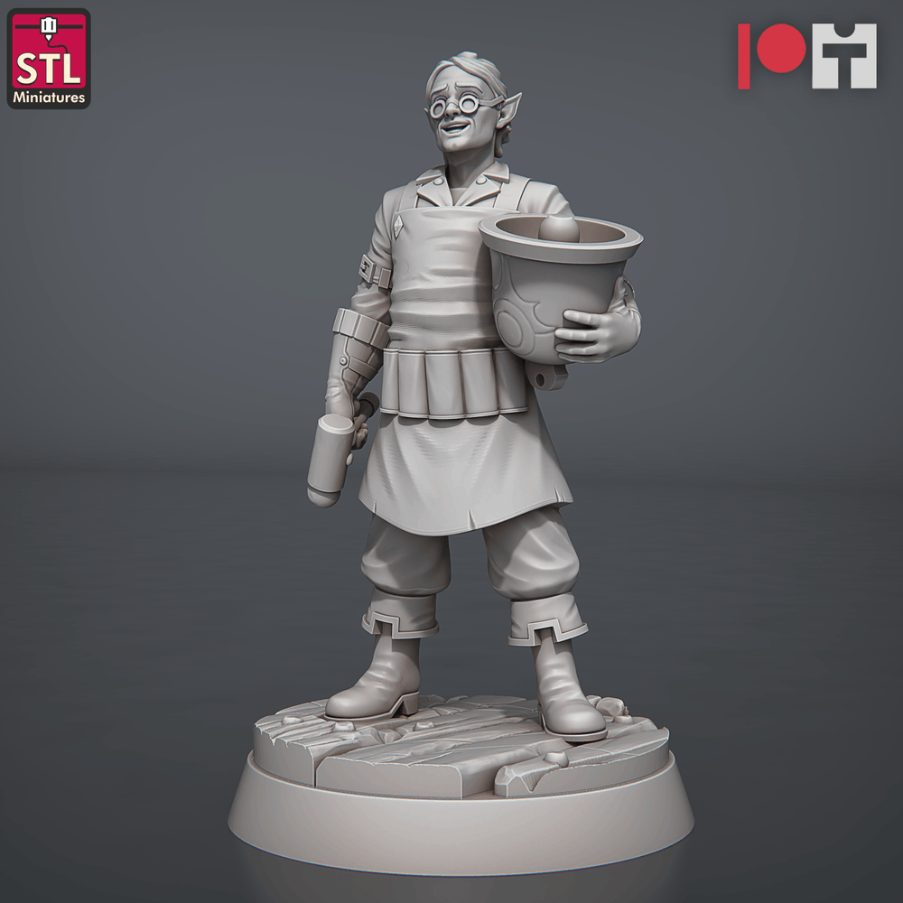 3D Printed STL Miniatures Bell Makers Set 28 - 32mm War Gaming D&D (Online Only)