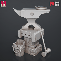 3D Printed STL Miniatures Bell Makers Set 28 - 32mm War Gaming D&D (Online Only)