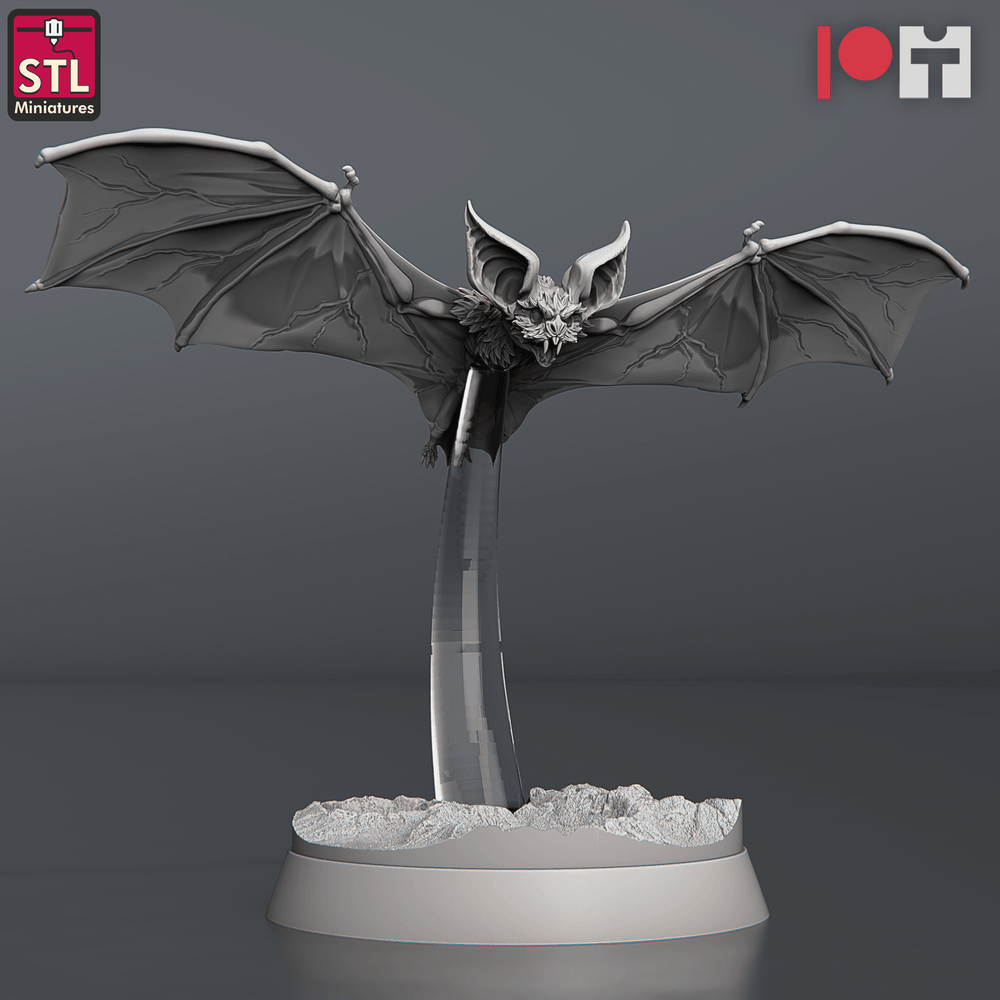 3D Printed STL Miniatures Blood Bats Set 28 - 32mm War Gaming D&D (Online Only)