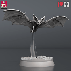 3D Printed STL Miniatures Blood Bats Set 28 - 32mm War Gaming D&D (Online Only)
