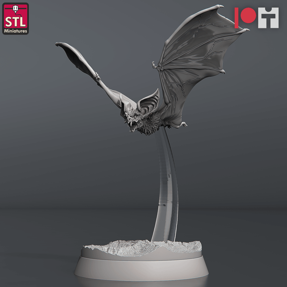 3D Printed STL Miniatures Blood Bats Set 28 - 32mm War Gaming D&D (Online Only)