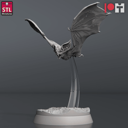 3D Printed STL Miniatures Blood Bats Set 28 - 32mm War Gaming D&D (Online Only)