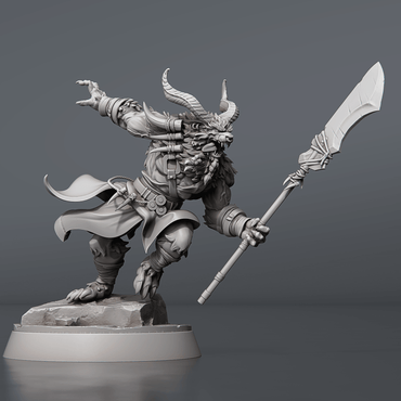 3D Printed STL Miniatures Borock 28 - 32mm War Gaming D&D (Online Only)
