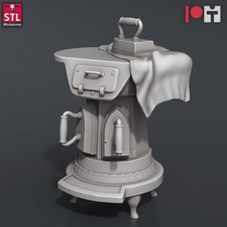 3D Printed STL Miniatures Bugbear Fabric Seller Set 28 - 32mm War Gaming D&D (Online Only)