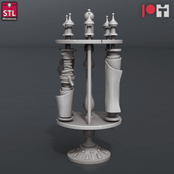 3D Printed STL Miniatures Bugbear Fabric Seller Set 28 - 32mm War Gaming D&D (Online Only)