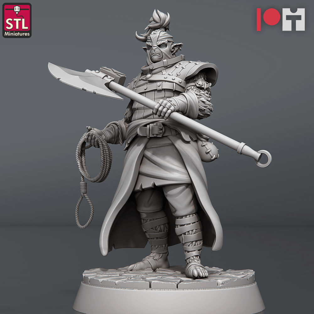 3D Printed STL Miniatures Bugbear Hangman 28 - 32mm War Gaming D&D (Online Only)