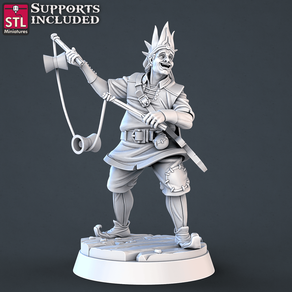 3D Printed STL Miniatures Carnival Vol 2 Set | 28 - 32mm War Gaming D&D (Online Only)