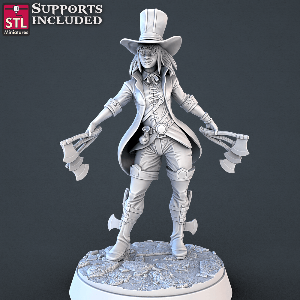 3D Printed STL Miniatures Carnival Vol 2 Set | 28 - 32mm War Gaming D&D (Online Only)