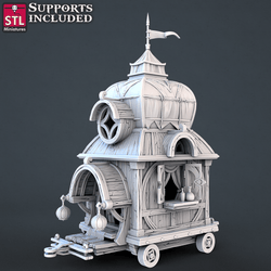 3D Printed STL Miniatures Carnival Vol 2 Set | 28 - 32mm War Gaming D&D (Online Only)