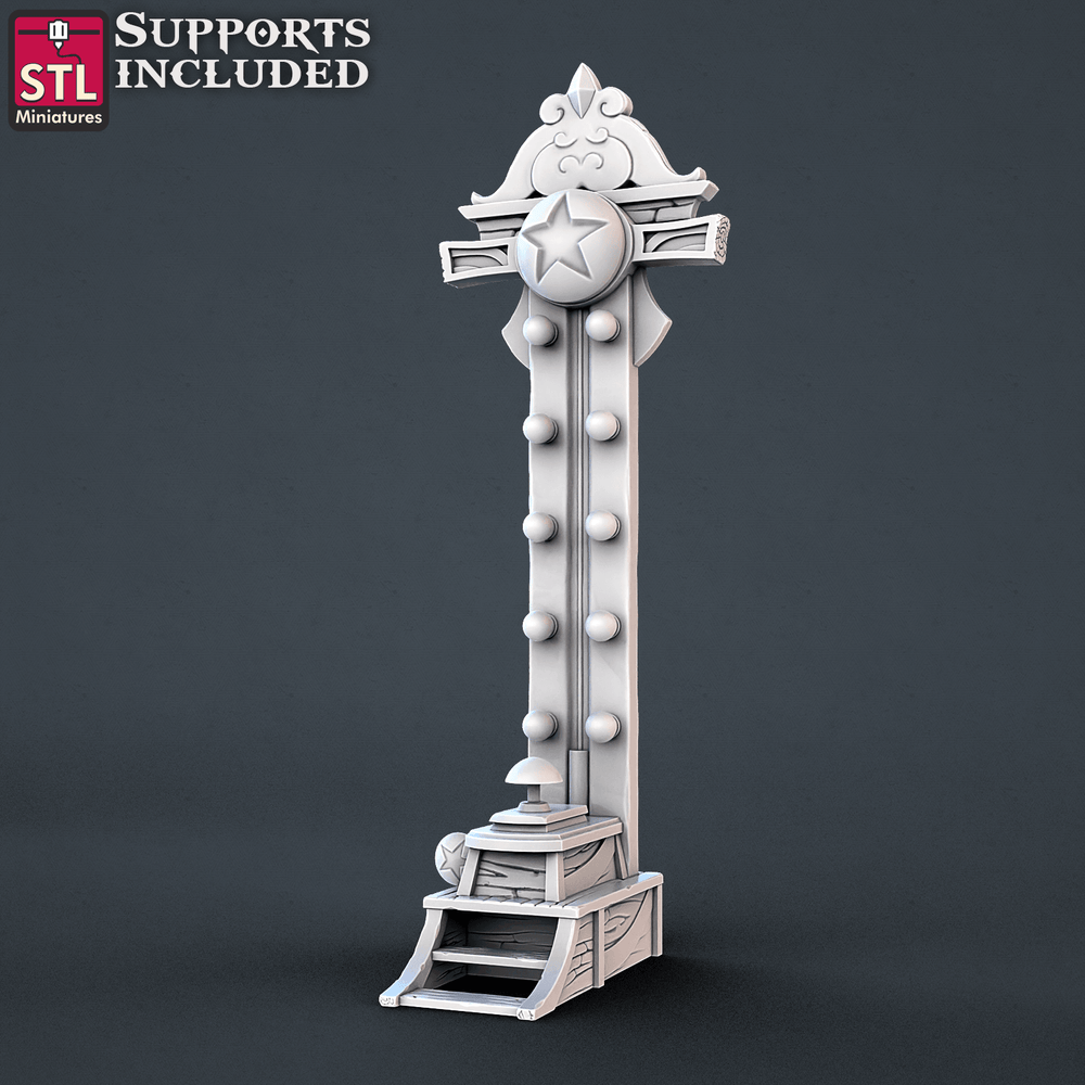 3D Printed STL Miniatures Carnival Vol 2 Set | 28 - 32mm War Gaming D&D (Online Only)