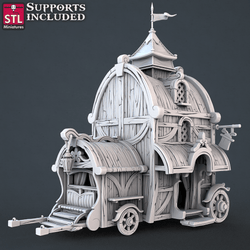3D Printed STL Miniatures Carnival Vol 2 Set | 28 - 32mm War Gaming D&D (Online Only)