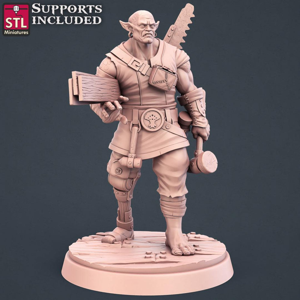 3D Printed STL Miniatures Carpenter Set 28mm - 32mm War Gaming D&D (Online Only)
