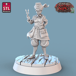 3D Printed STL Miniatures Cartographers Set Fantasy NPC 2 | 28 - 32mm War Gaming D&D (Online Only)