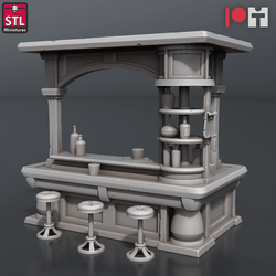 3D Printed STL Miniatures Casino 28 - 32mm War Gaming D&D (Online Only)