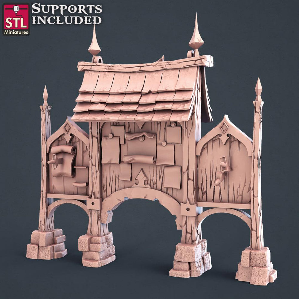 3D Printed STL Miniatures City Guards Set Fantasy NPC 2 | 28 - 32mm War Gaming D&D (Online Only)