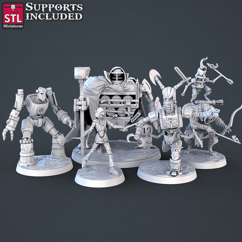 3D Printed STL Miniatures Constructor Set | 28 - 32mm War Gaming D&D (Online Only)