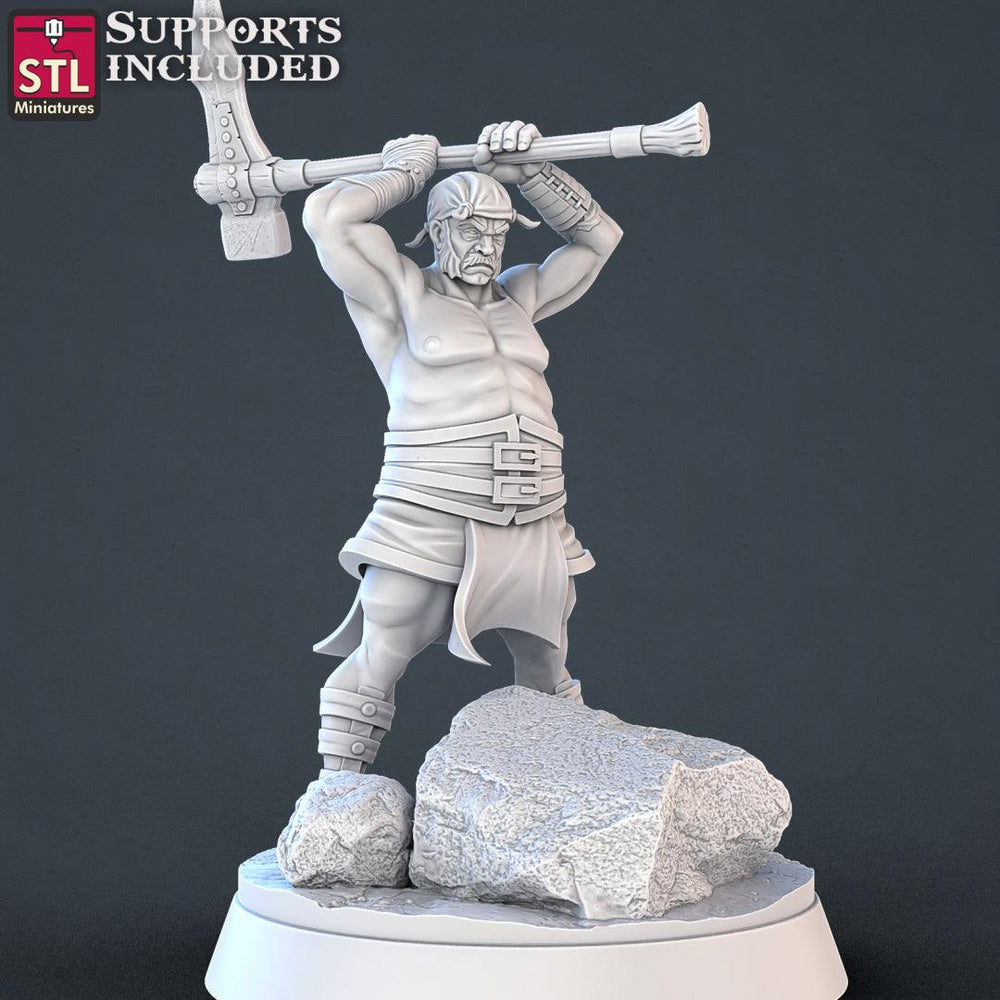 3D Printed STL Miniatures Constructors Set 28 - 32mm War Gaming D&D (Online Only)