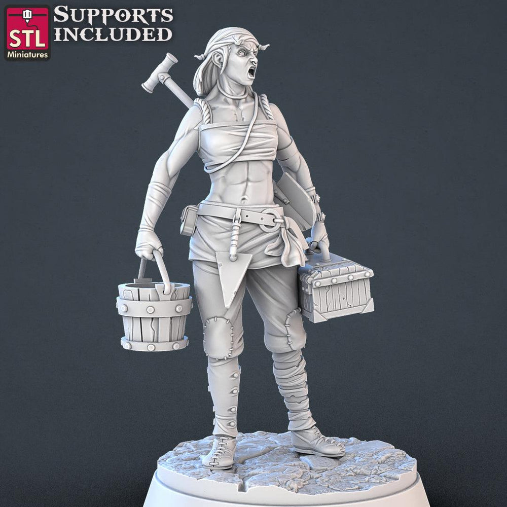 3D Printed STL Miniatures Constructors Set 28 - 32mm War Gaming D&D (Online Only)
