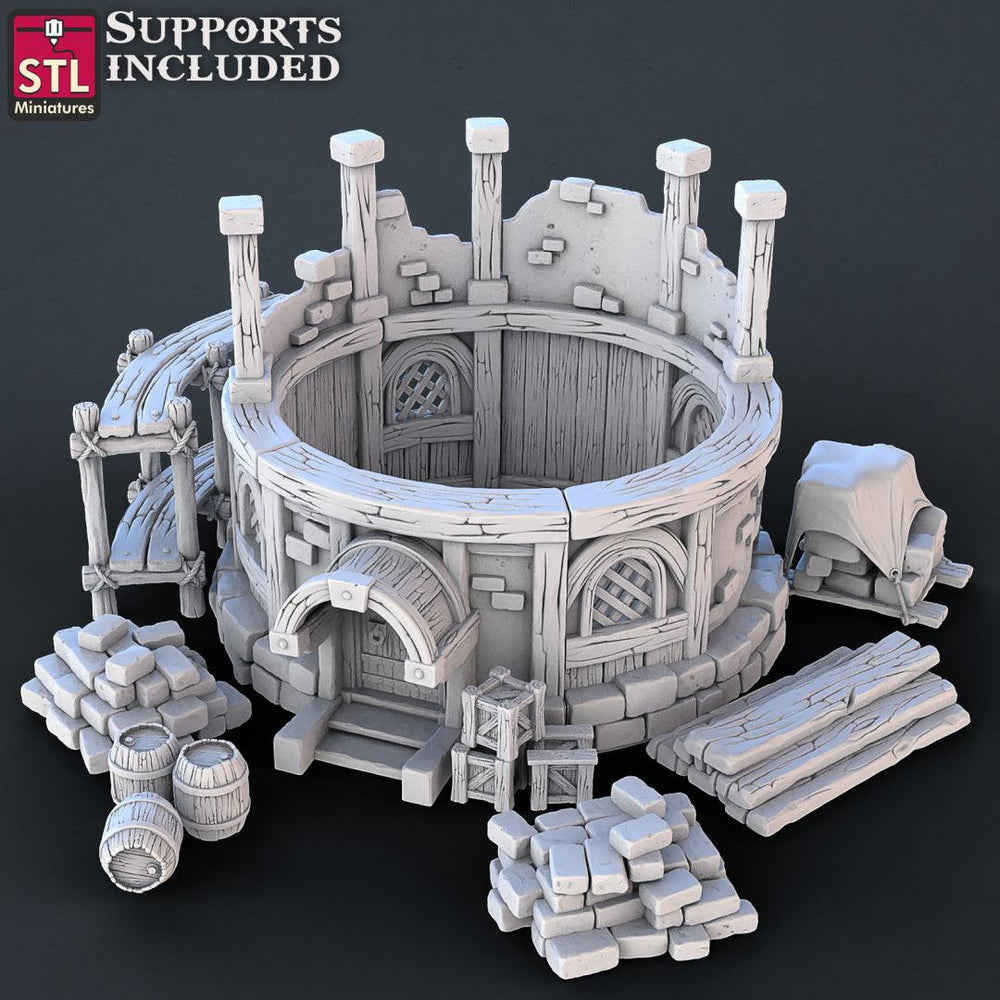 3D Printed STL Miniatures Constructors Set 28 - 32mm War Gaming D&D (Online Only)