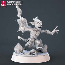 3D Printed STL Miniatures Demons Set | 28 - 32mm War Gaming D&D (Online Only)