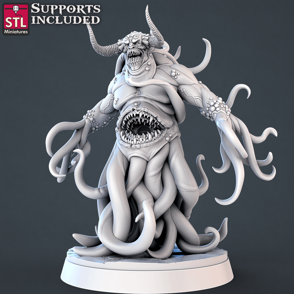 3D Printed STL Miniatures Demons Set | 28 - 32mm War Gaming D&D (Online Only)