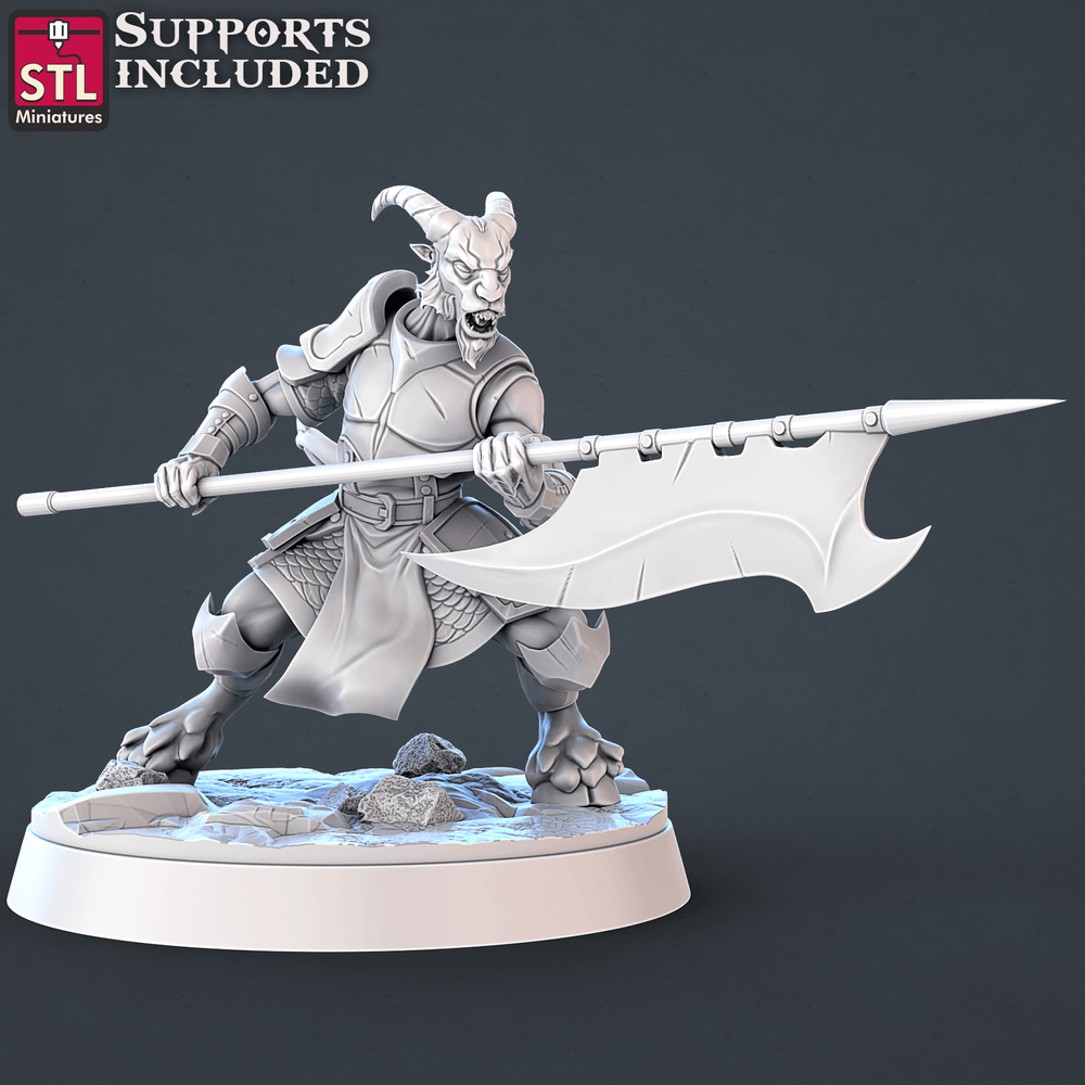3D Printed STL Miniatures Demons Set | 28 - 32mm War Gaming D&D (Online Only)