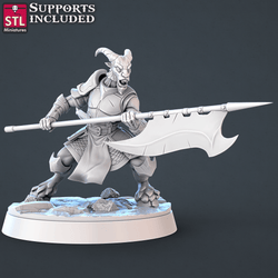3D Printed STL Miniatures Demons Set | 28 - 32mm War Gaming D&D (Online Only)