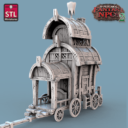 3D Printed STL Miniatures Dentist Set Fantasy NPC 2 | 28 - 32mm War Gaming D&D (Online Only)