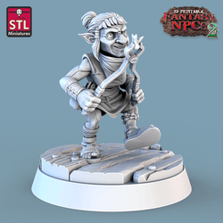 3D Printed STL Miniatures Dentist Set Fantasy NPC 2 | 28 - 32mm War Gaming D&D (Online Only)