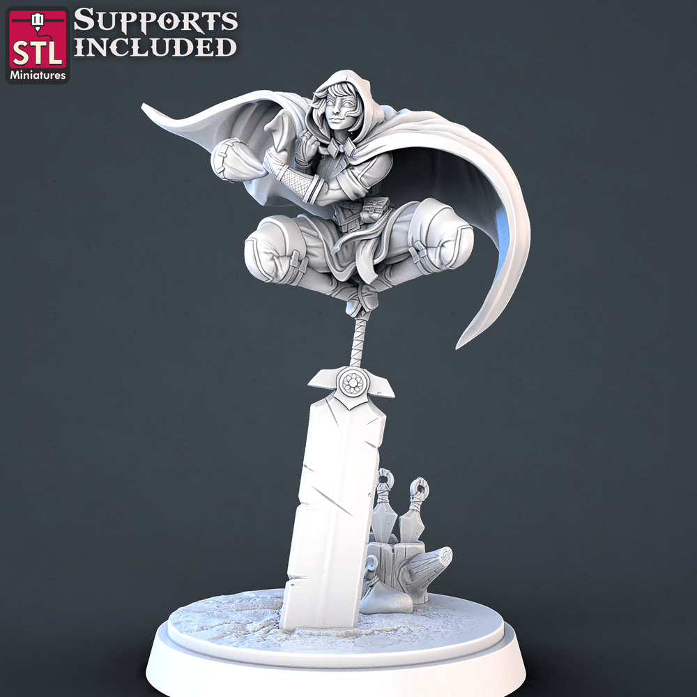 3D Printed STL Miniatures DnD Tribute Set 28mm - 32mm War Gaming D&D (Online Only)