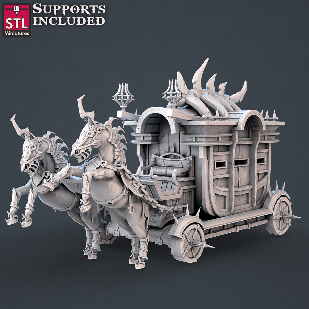 3D Printed STL Miniatures Dragon Hunters Set | 28 - 32mm War Gaming D&D (Online Only)