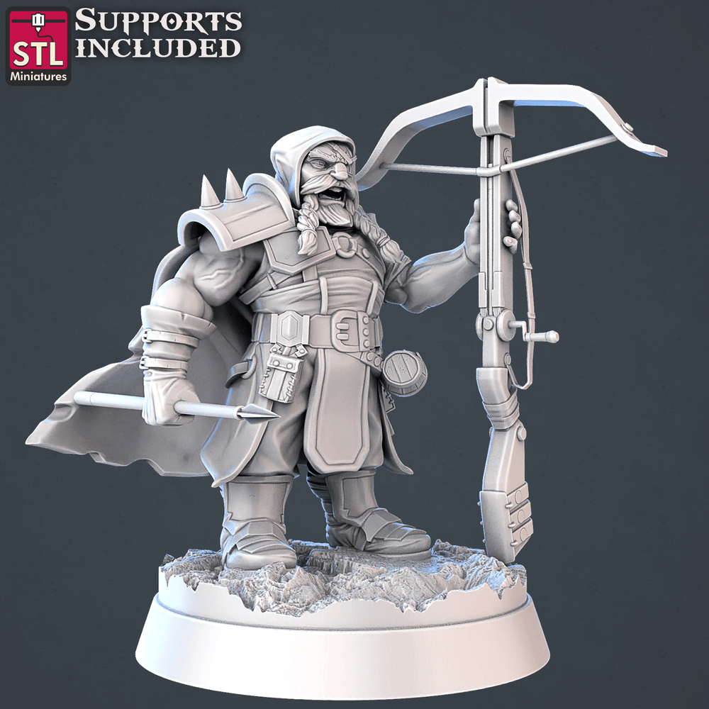 3D Printed STL Miniatures Dragon Hunters Set | 28 - 32mm War Gaming D&D (Online Only)