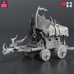 3D Printed STL Miniatures Dragonborn Blacksmith Set 28 - 32mm War Gaming D&D (Online Only)