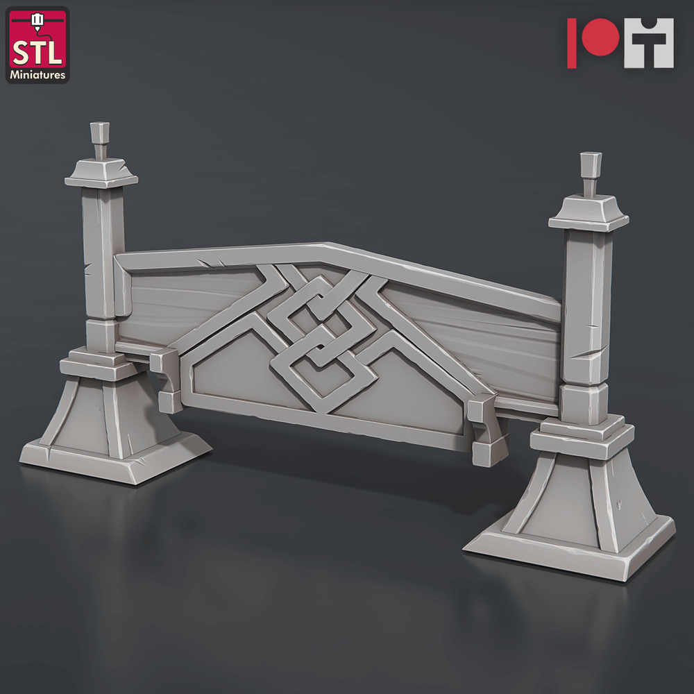 3D Printed STL Miniatures Dwarven Camp Set 28 - 32mm War Gaming D&D (Online Only)