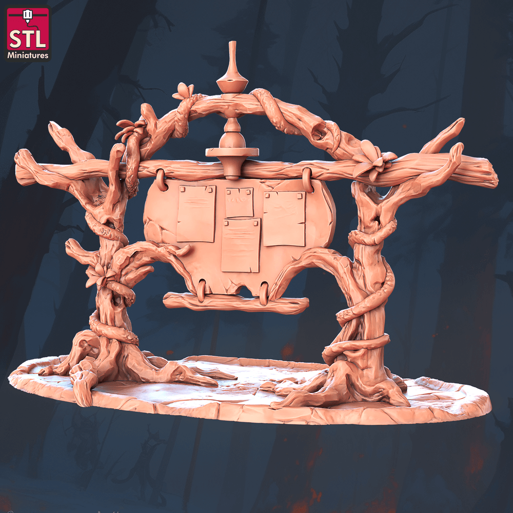 3D Printed STL Miniatures Elf Camp Set 28 - 32mm War Gaming D&D (Online Only)