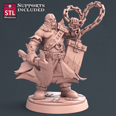 3D Printed STL Miniatures Executioner Set 28mm - 32mm War Gaming D&D (Online Only)