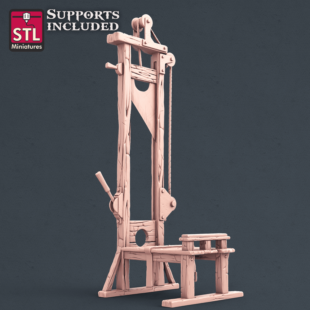 3D Printed STL Miniatures Executioner Set 28mm - 32mm War Gaming D&D (Online Only)