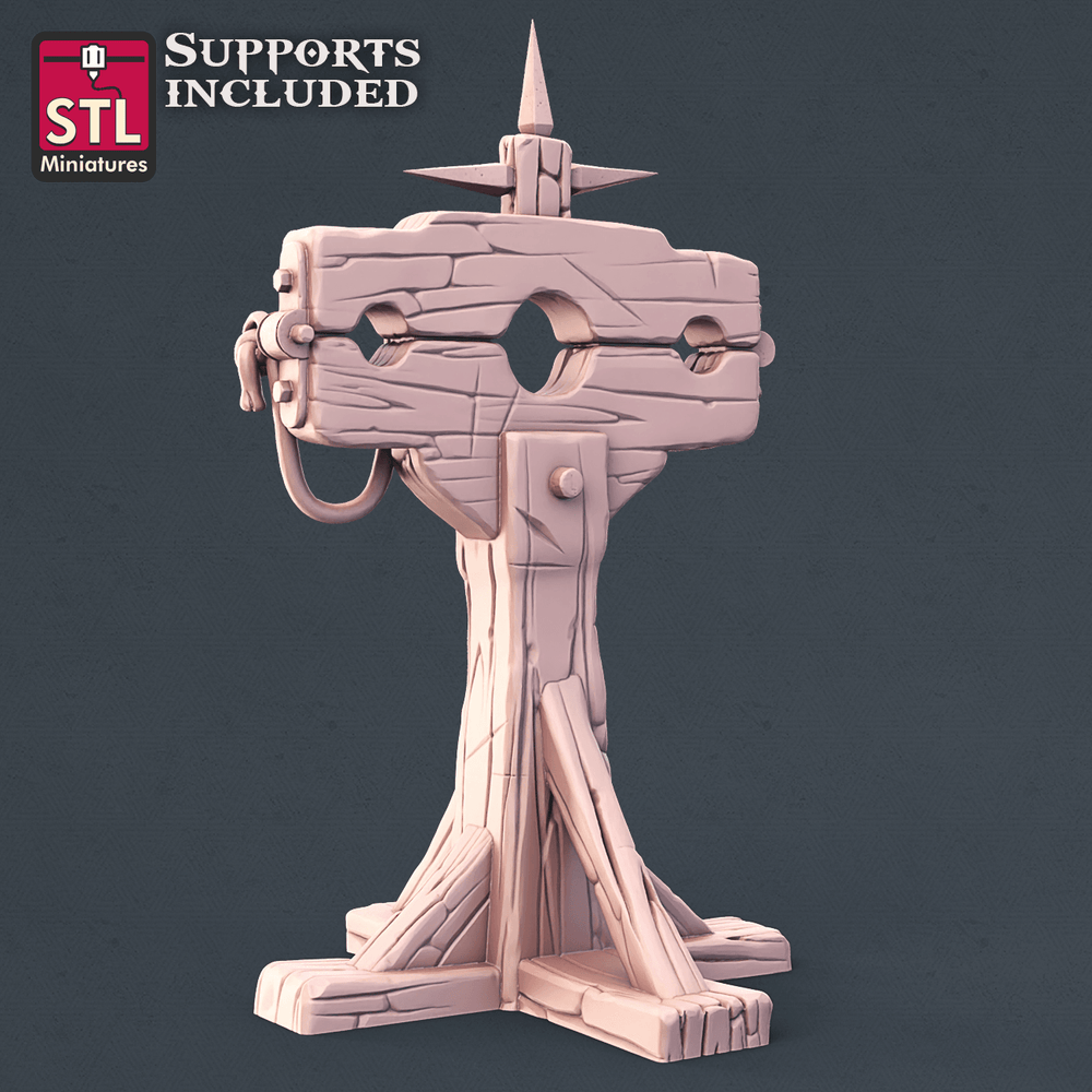 3D Printed STL Miniatures Executioner Set 28mm - 32mm War Gaming D&D (Online Only)