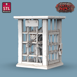 3D Printed STL Miniatures Exotic Pet Vendor Set Fantasy NPC 28mm - 32mm War Gaming D&D (Online Only)